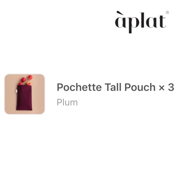 Aplat Pochette Tall Pouch - Plum - Picture 3 of 8